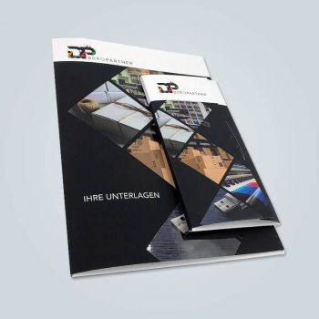Mappen mit UV-Lack